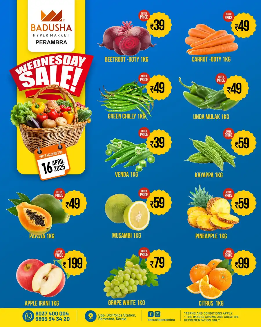 Wednesday Sale In Badusha Hypermarket Calicut