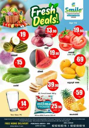 Fresh Deals In Smile Hypermarket Kannur