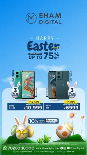 Easter Sale: Up to 75% Off In Eham Digital Calicut,Malappuram,Kannur
