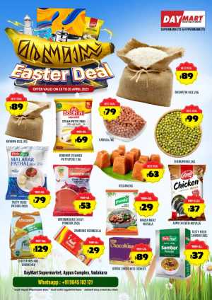 Easter Deals: Up to 50% Off In Daymart Hypermarket Calicut