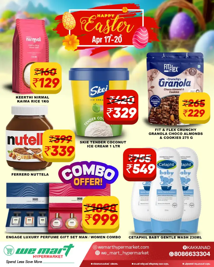 Happy Easter Sale: Up to 50% OFF In We Mart Hypermarket undefined