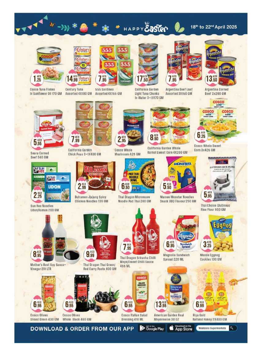 Happy Easter In West Zone Supermarket Dubai
