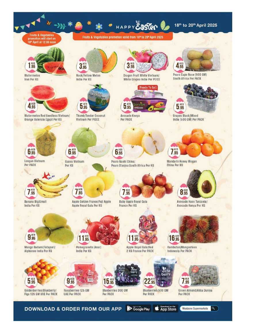 Happy Easter In West Zone Supermarket Dubai