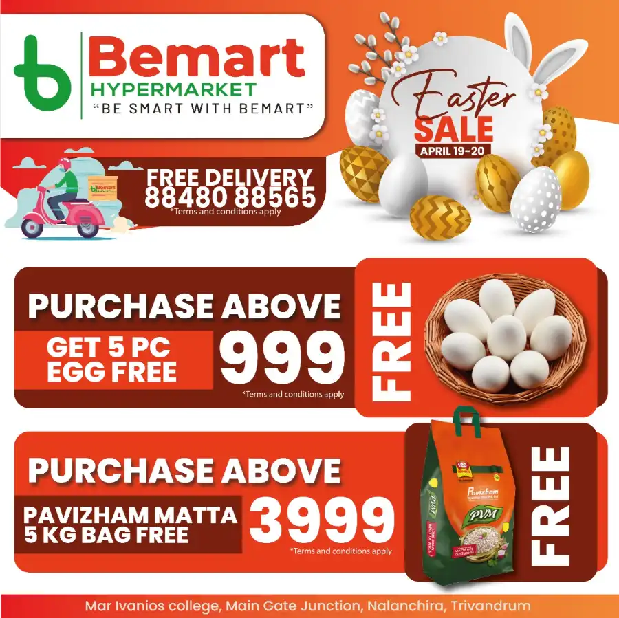 Easter Weekend Special Offer In Bemart Hypermarket undefined