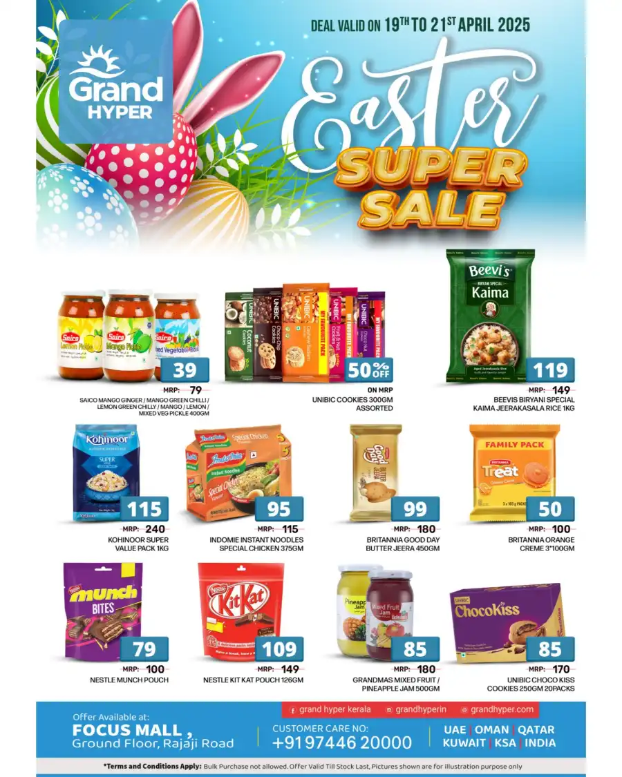 Easter Super Sale In Grand Hypermarket Calicut