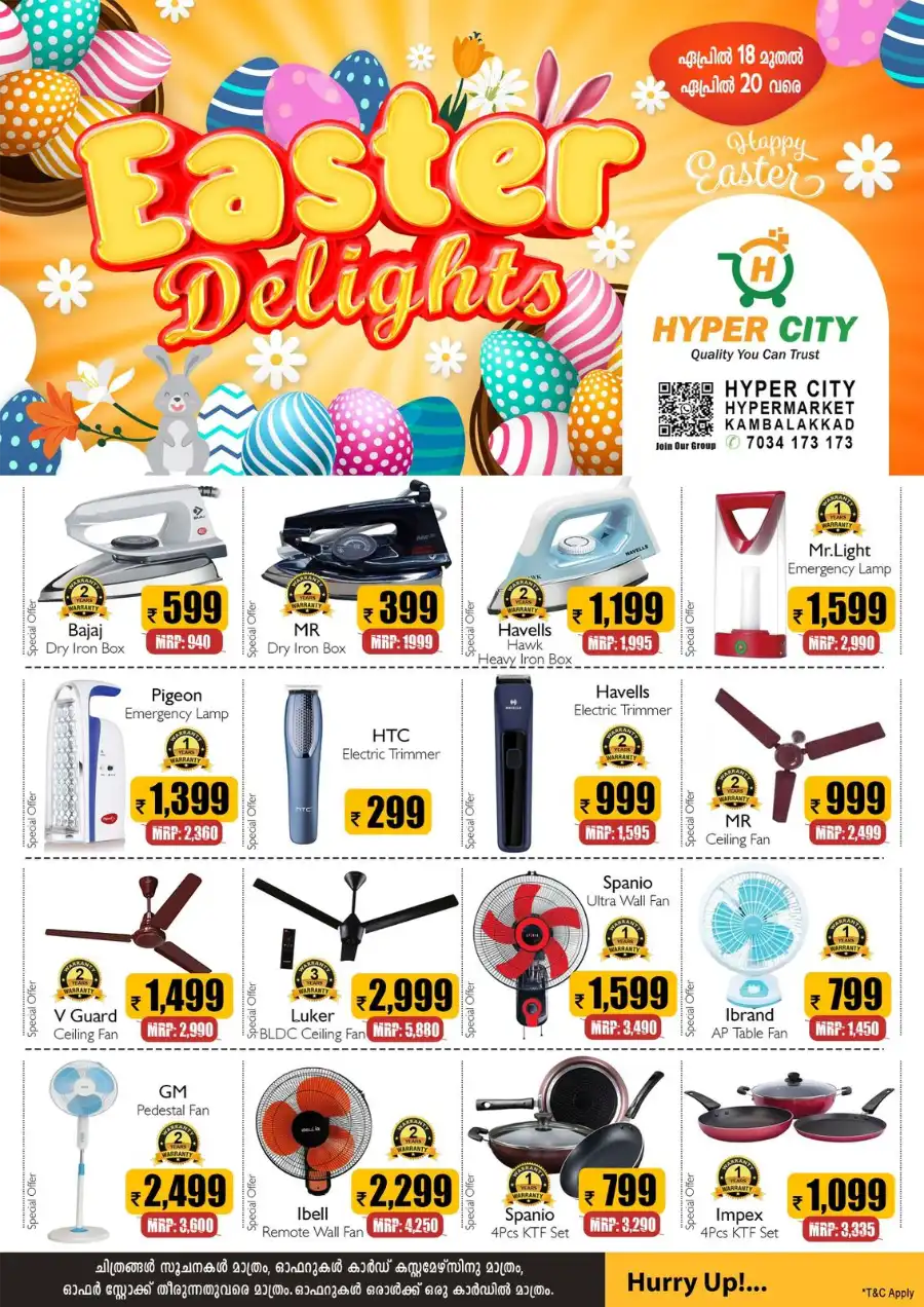 Easter Fresh Deals In Hyper City Hypermarket Wayanad