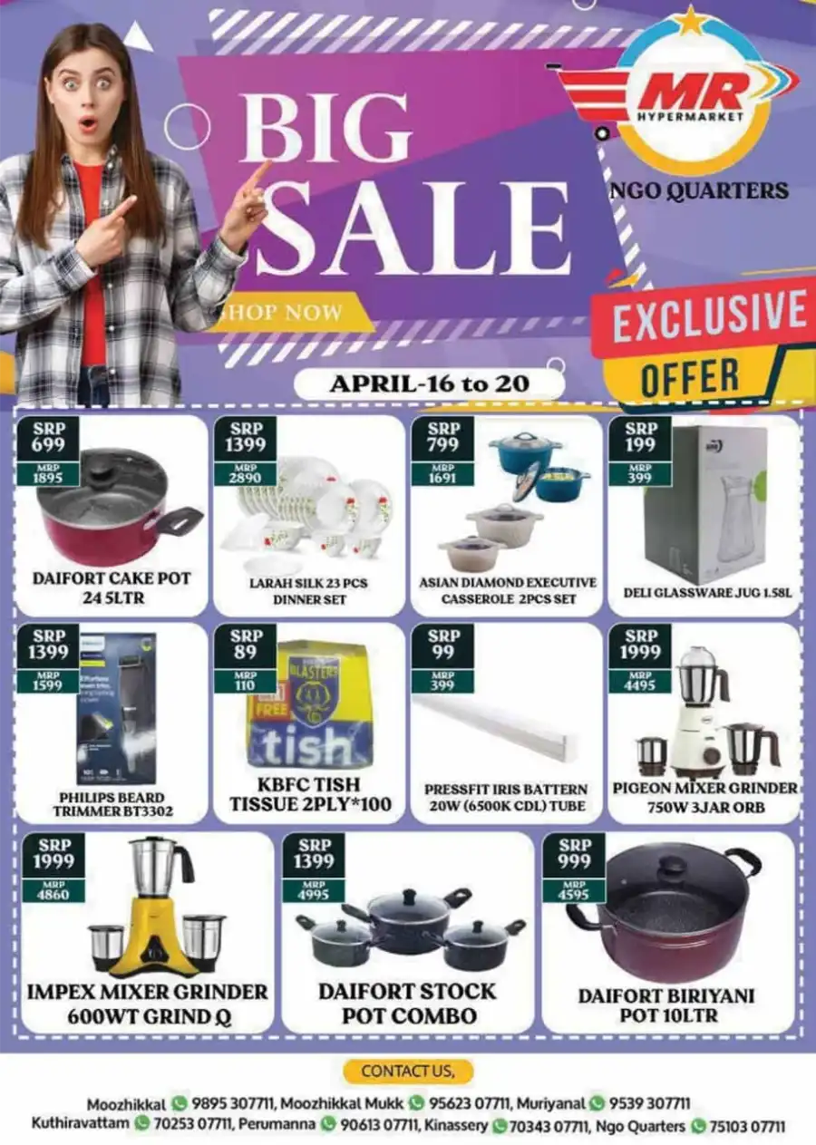 Easter Mega Sale In MR Hypermarket Calicut