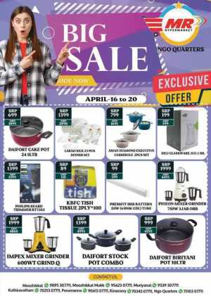 Easter Mega Sale In MR Hypermarket Calicut