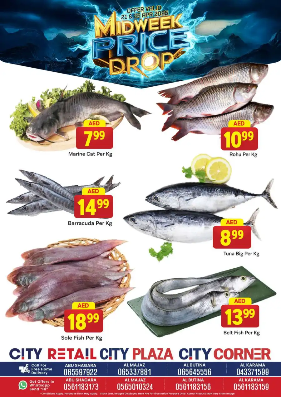 Midweek Price Drop In City Retail Sharjah / Ajman