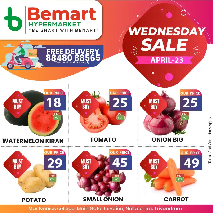 Wednesday Sale In Bemart Hypermarket undefined