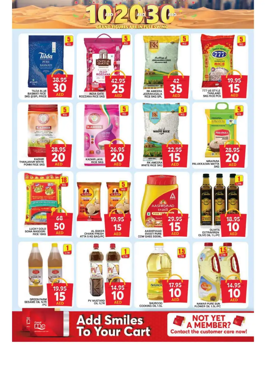 10-20-30 AED Grand Deals In Grand Hypermarket Sharjah / Ajman