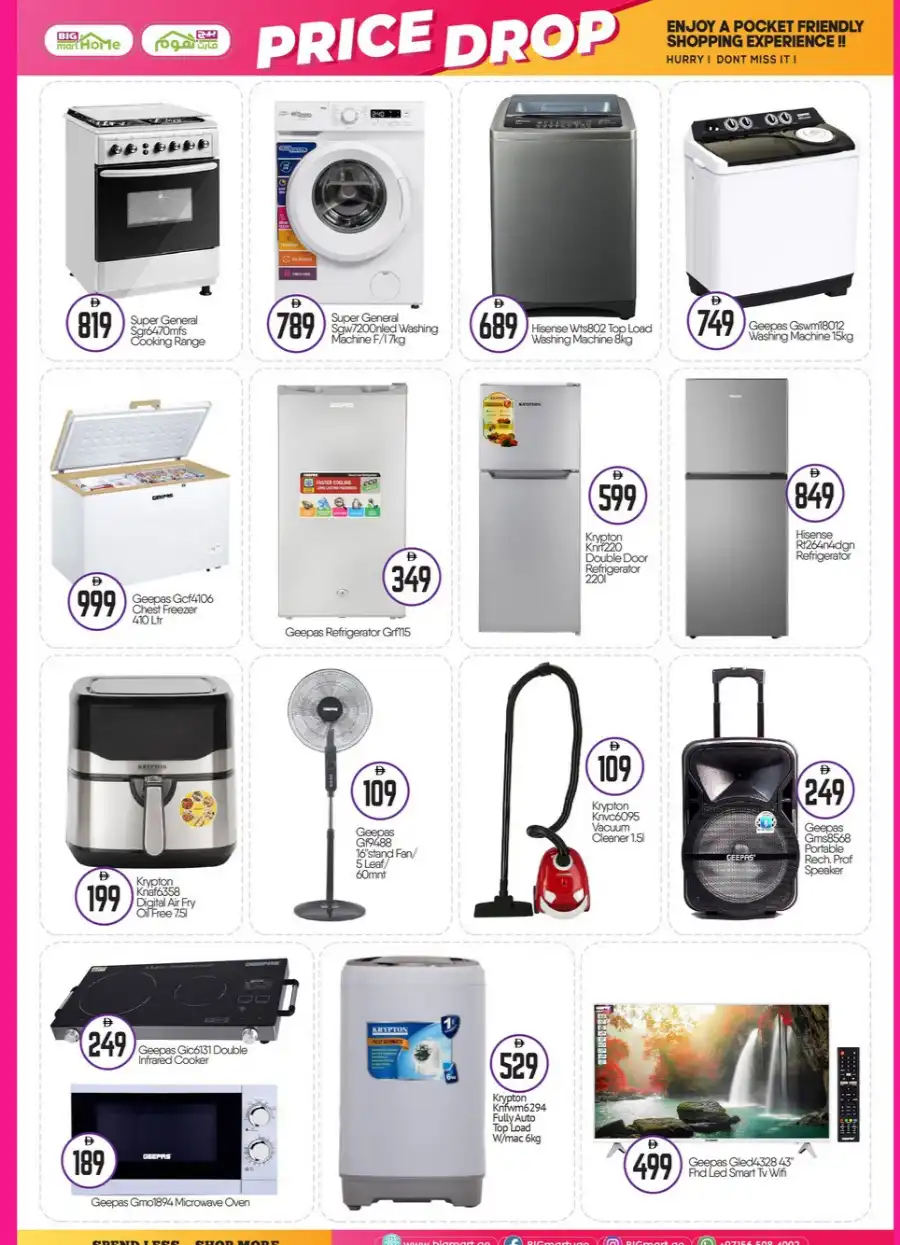 Price Drop - Shop Now In BIG mart Abu Dhabi