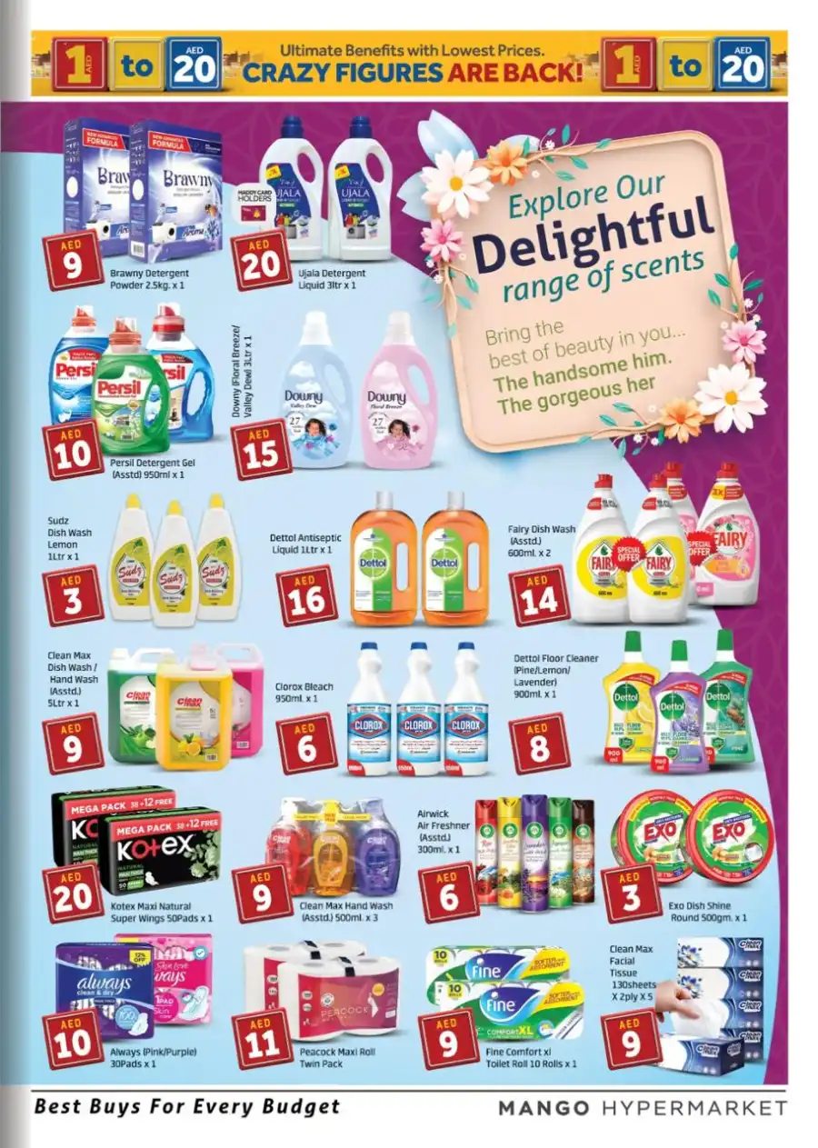 1–20 AED Offers | Shop More, Spend Less! In Mango Hypermarket Dubai