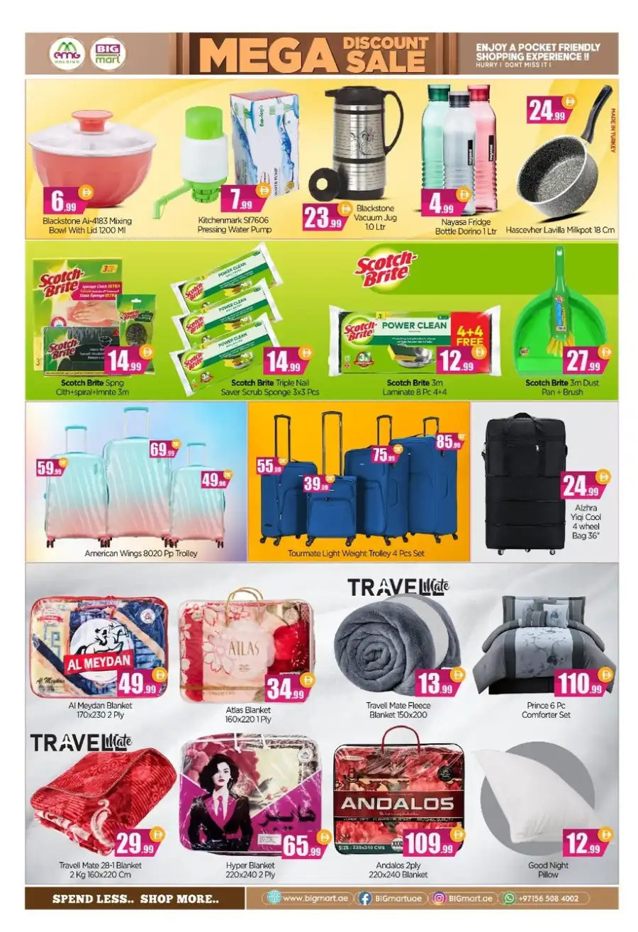 Mega Discount Sale: Shop Big, Save Bigger! In BIG mart Abu Dhabi
