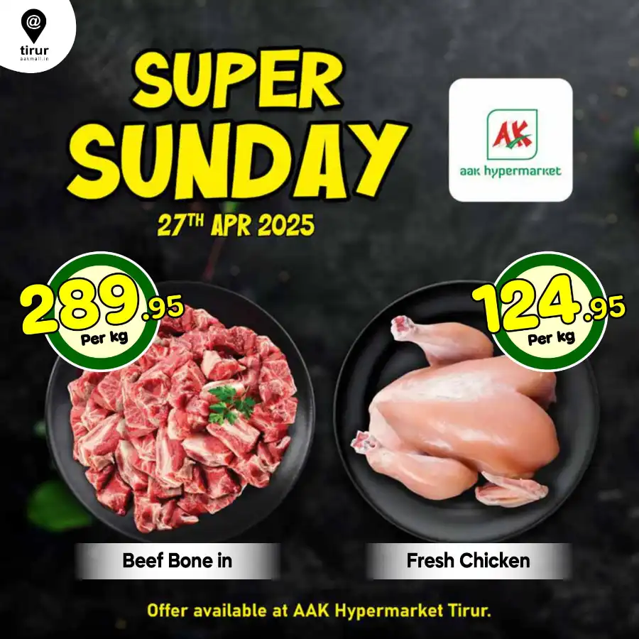 Super Sunday Deals In AAK Hypermarket undefined
