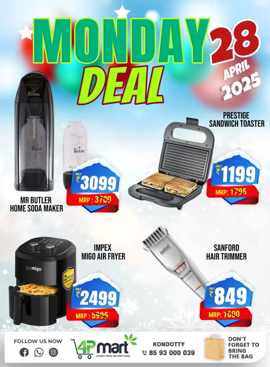 Monday Deal In 4P Mart undefined