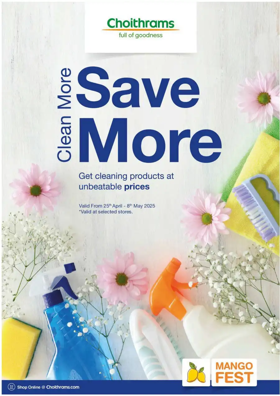 Clean More, Save More! In Choithrams Dubai