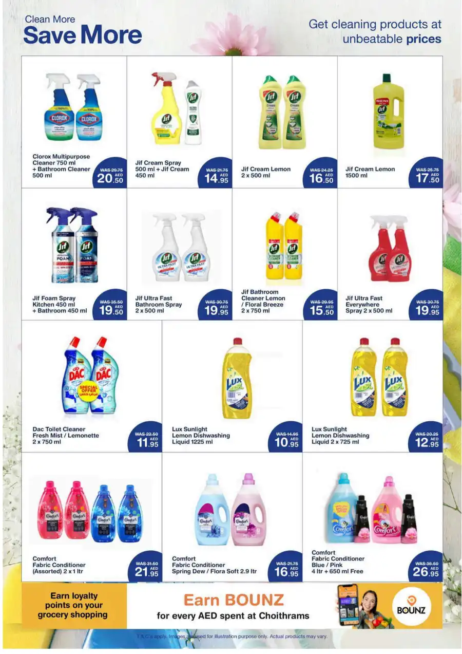 Clean More, Save More! In Choithrams Dubai