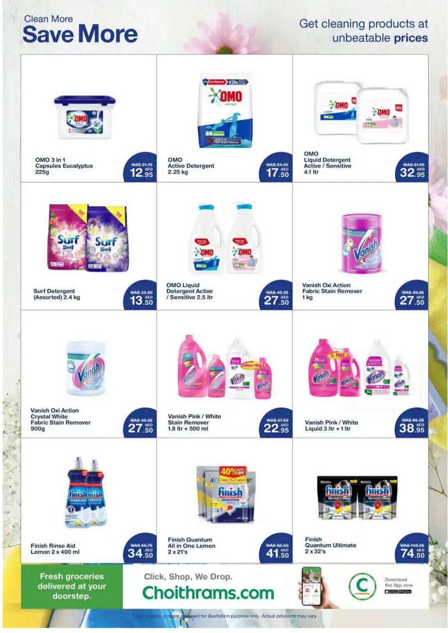 Clean More, Save More! In Choithrams Dubai