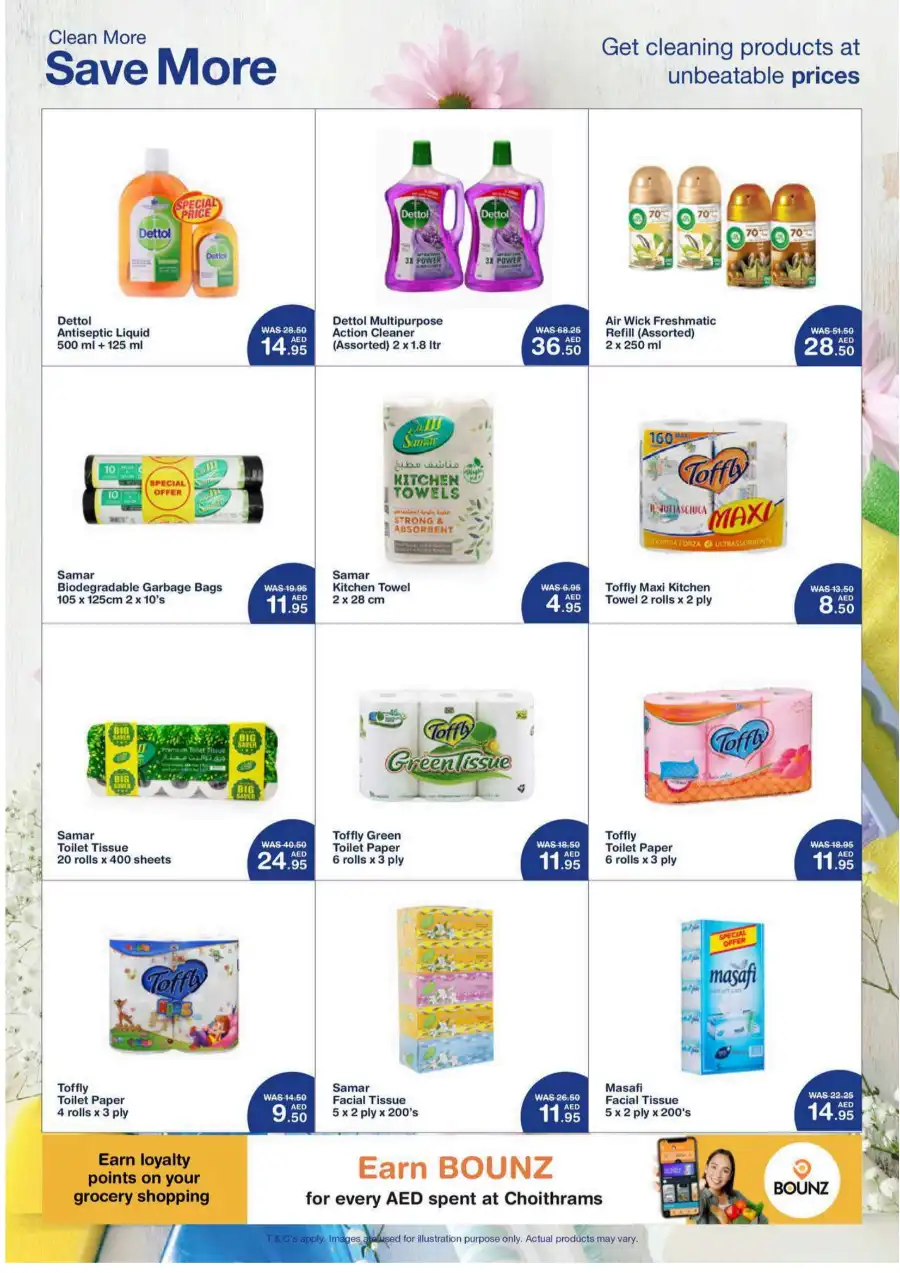 Clean More, Save More! In Choithrams Dubai
