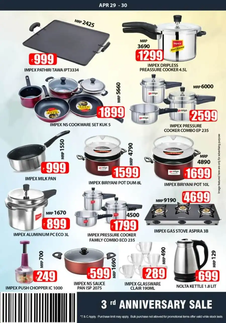 3rd Anniversary Sale In Smile Hypermarket undefined