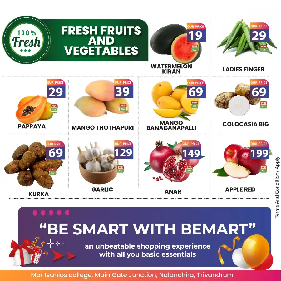 Wednesday Sale In Bemart Hypermarket undefined