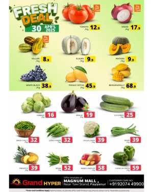 Fresh Deals! In Grand Hypermarket Kannur