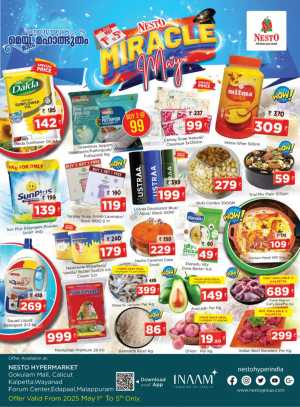 May Miracle Sale: Shop & Save Big! In Nesto Hypermarket Wayanad