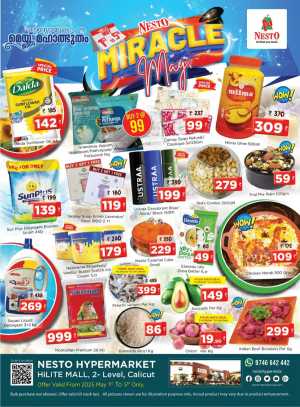Miracle May Sale: Save Up to 65%! In Nesto Hypermarket Calicut