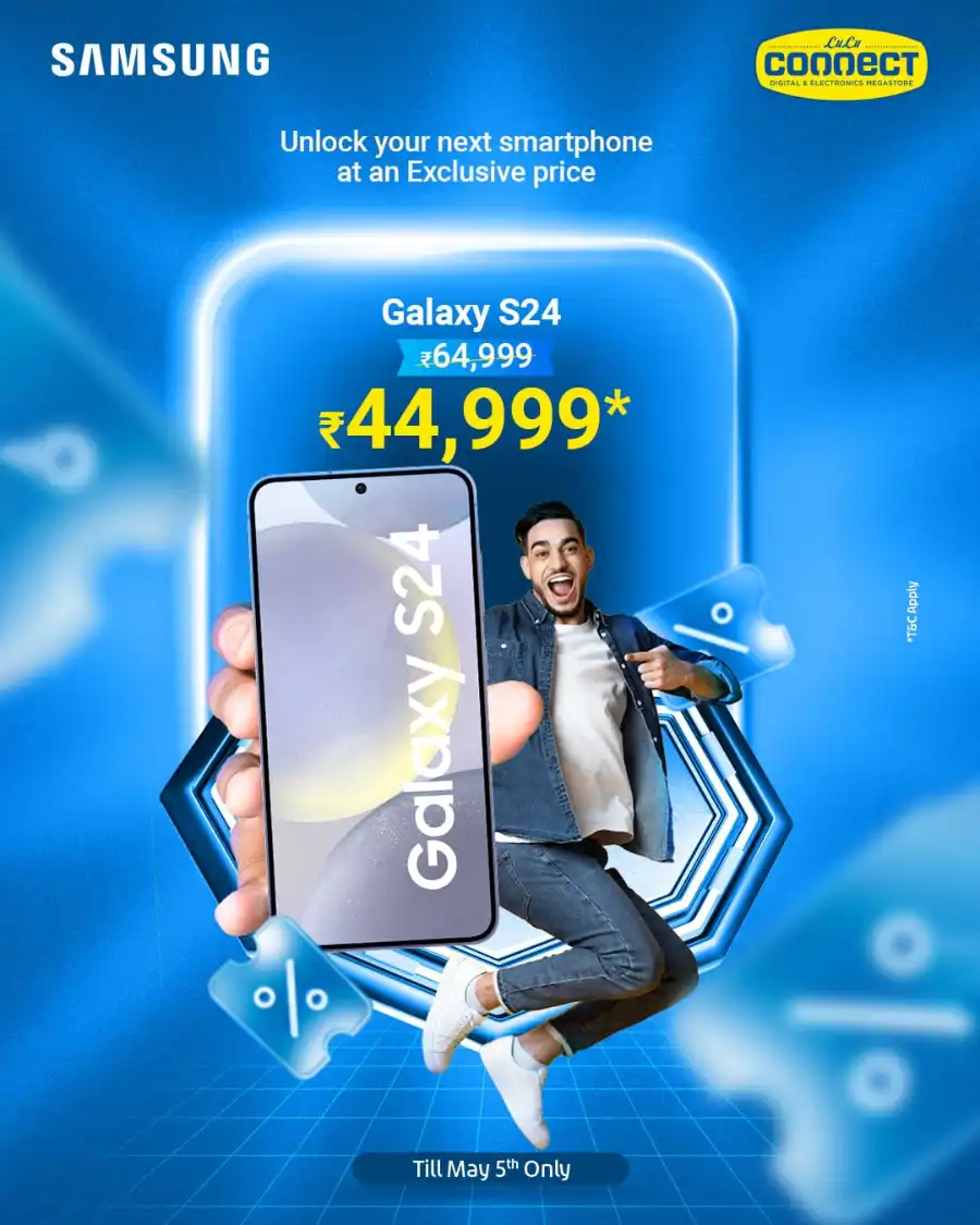 Samsung Galaxy S24 Ultra: Just Rs 84,999! In Lulu Hypermarket undefined
