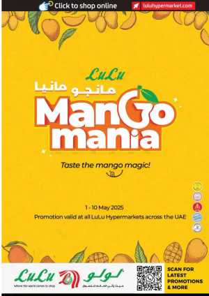 Mango Mania In Lulu Hypermarket Dubai,Abu Dhabi,Sharjah / Ajman,Al Ain,Fujairah,Ras al Khaimah,Umm al Quwain
