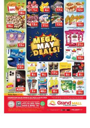 Mega May Deals In Grand Hypermarket Sharjah / Ajman