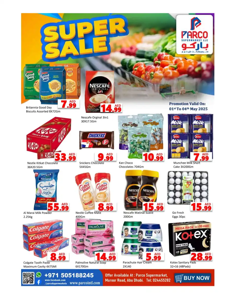 Super Deals In PARCO Hypermarket Abu Dhabi
