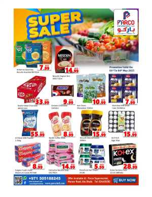 Super Deals In PARCO Hypermarket Abu Dhabi