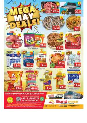 Mega May Deals! In Grand Hypermarket Dubai