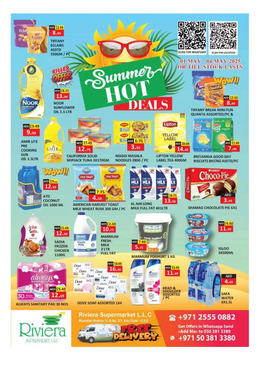 Summer Hot Deals In Riviera Supermarket Abu Dhabi