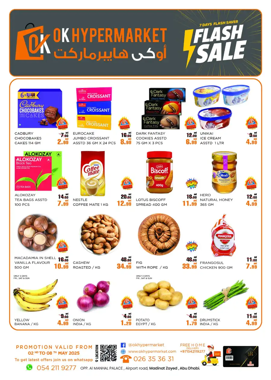 7 Days Flash Sale In OK Hypermarket Abu Dhabi