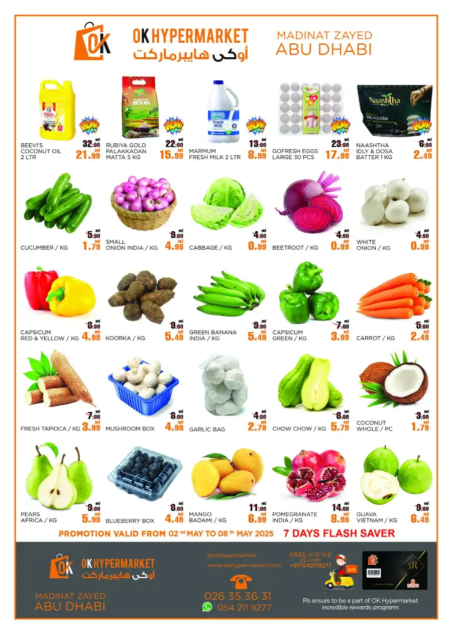 7 Days Flash Sale In OK Hypermarket Abu Dhabi