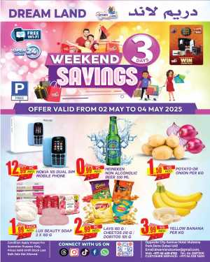 Weekend Savings In Dream Land Center Dubai