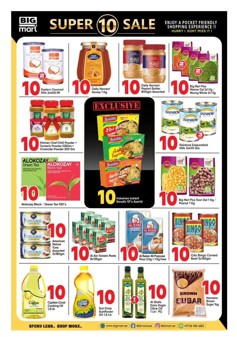 Super 10 Offer In BIG mart Dubai