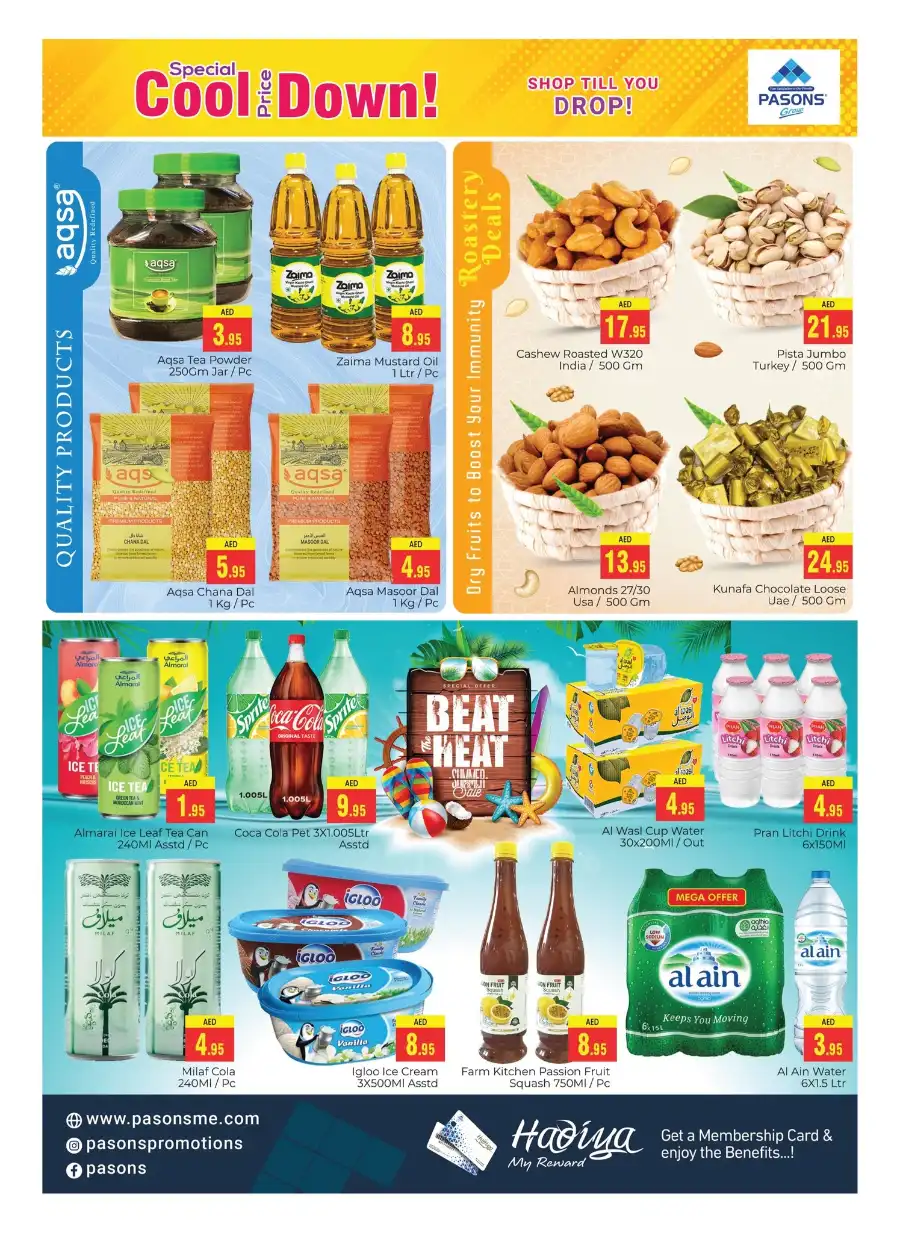 Special Cool Price Down! In Pasons Dubai