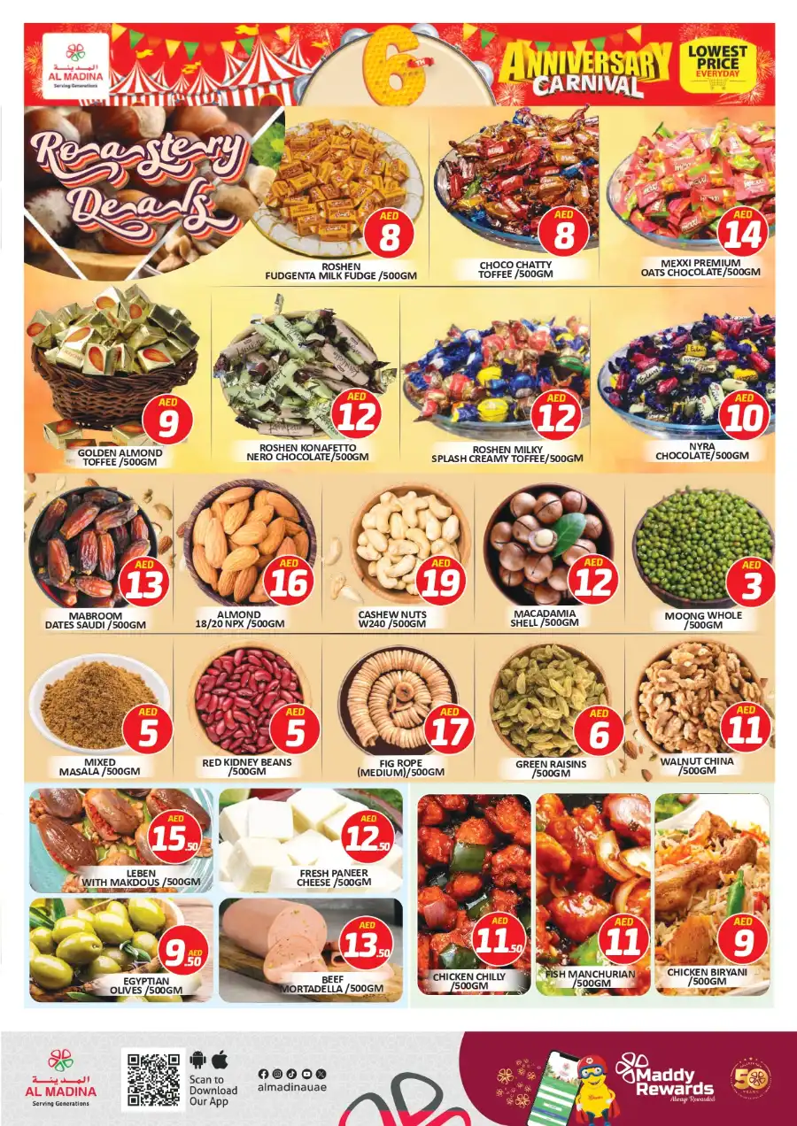 5-10-15-20 AED Crazy Figures In Al Madina Hypermarket Dubai