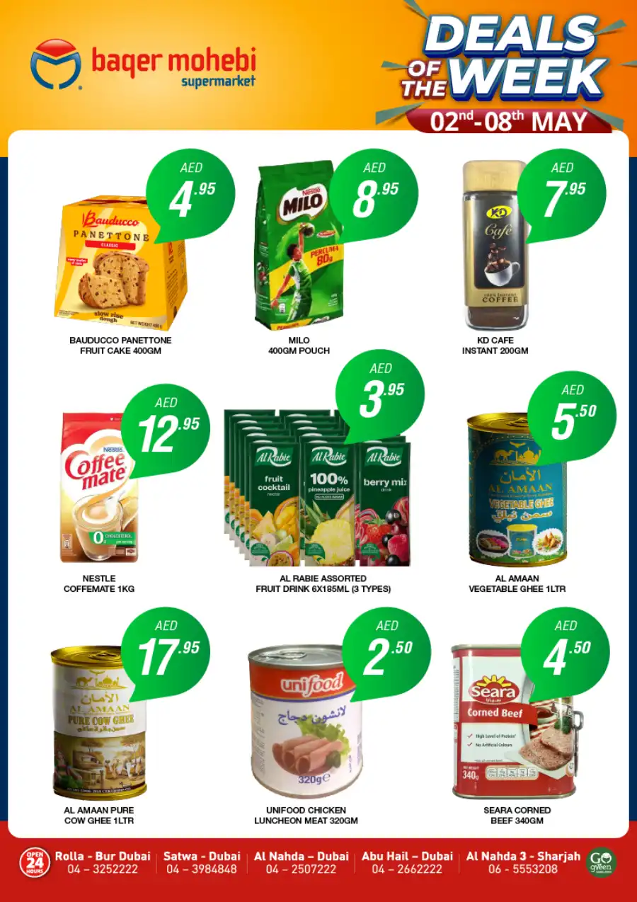 Deals of the Week In Baqer Mohebi Supermarket Sharjah / Ajman
