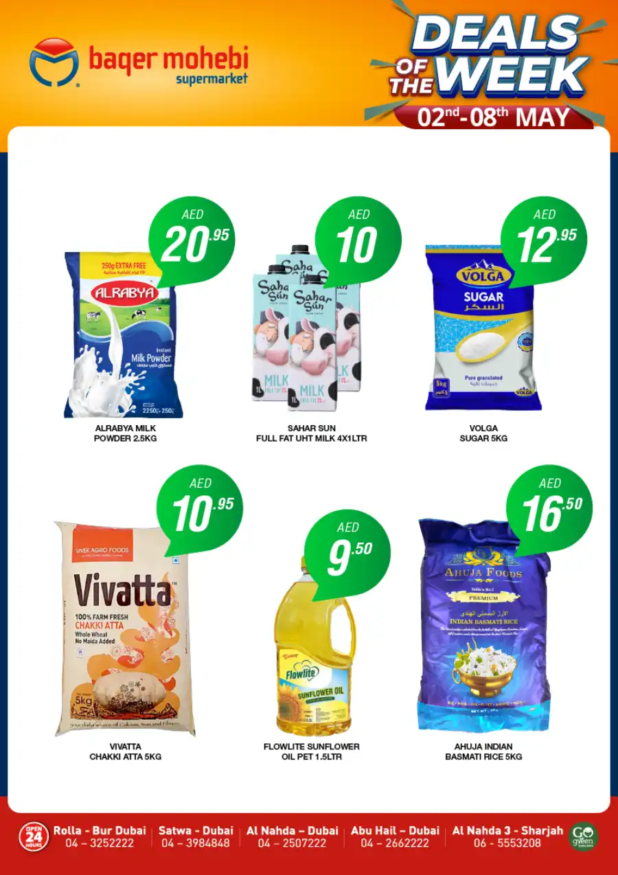 Deals of the Week In Baqer Mohebi Supermarket Sharjah / Ajman