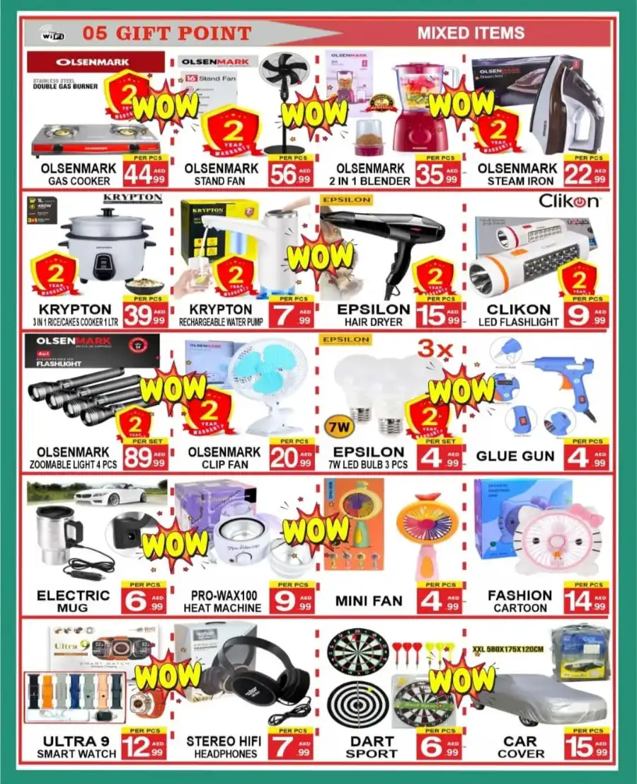 Super Promo! In Gift Point Department Store Dubai
