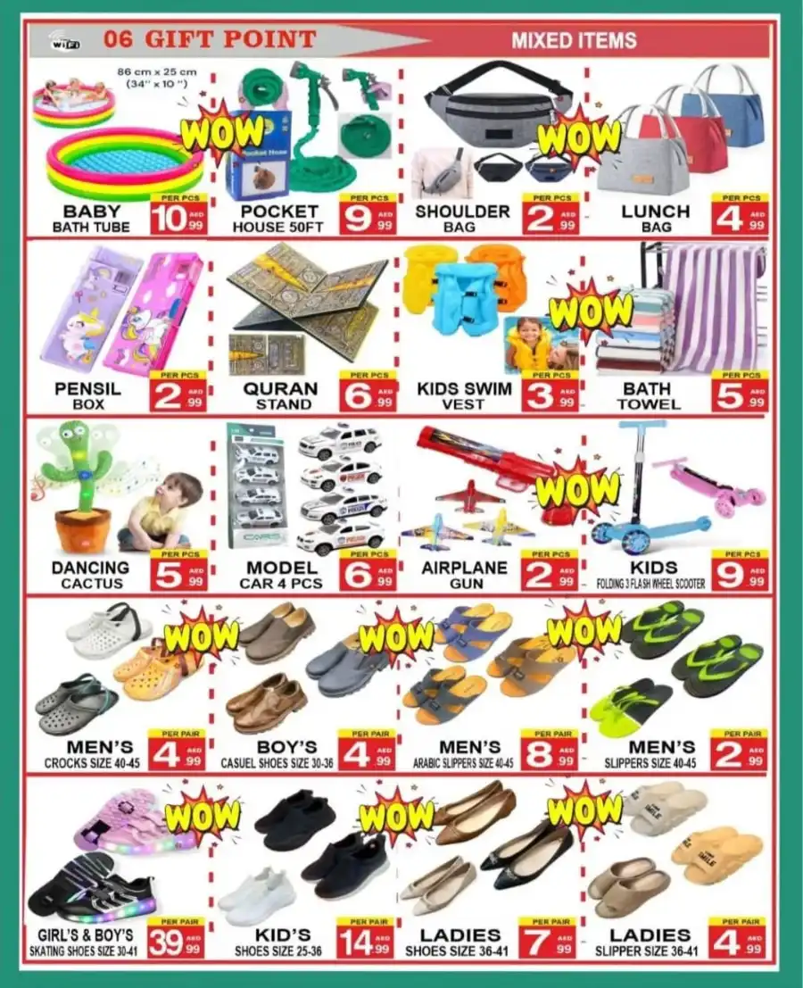 Super Promo! In Gift Point Department Store Dubai