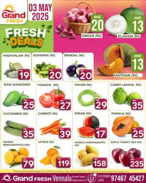Fresh Deals! In Grand Hypermarket Ernakulam
