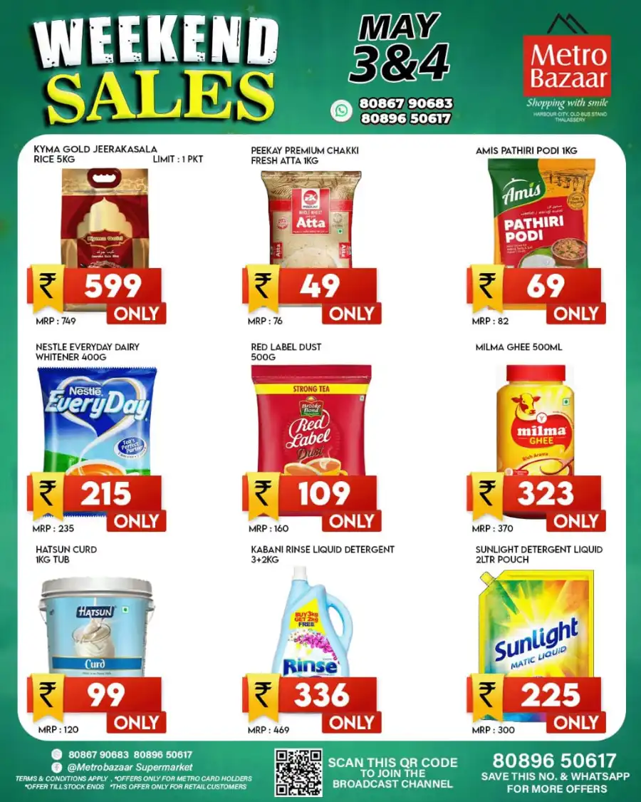 Weekend Sales In Metro Bazaar undefined