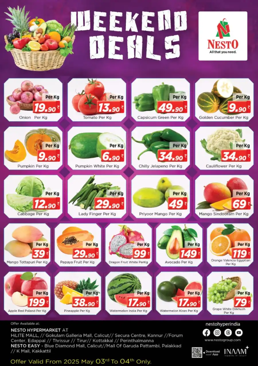 Weekend Deals In Nesto Hypermarket Kannur