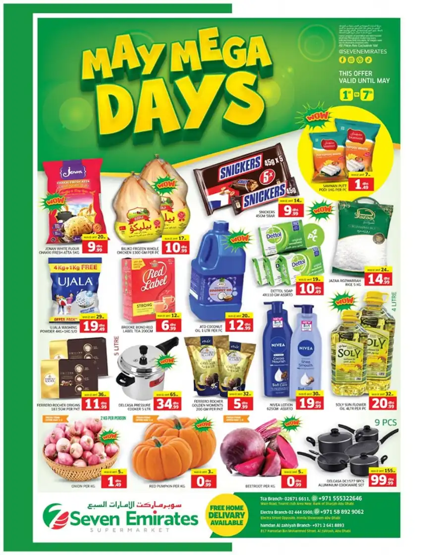 May Mega Days In Seven Emirates Supermarket Abu Dhabi